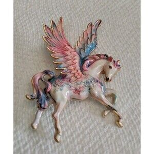 Colorful Pegasus Brooch